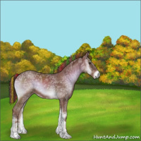 Horse Color:Painted Red Onyx Ice