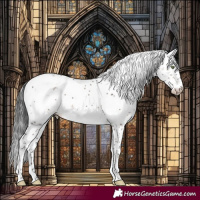 Horse Color:Brown Dun Mushroom Sabino Brindle 