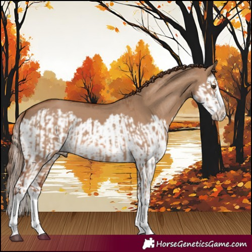 Horse Color:Red Dun Splash and Red Dun Splash