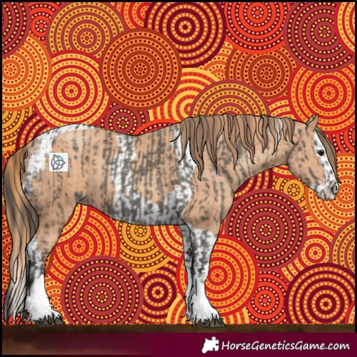 Horse Color:Smoky Grullo Tobiano  and Gold Champagne Splash Tobiano 