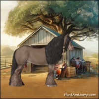 Horse Color:Liver Red Dun Rabicano 