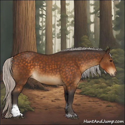 Horse Color:Silver Buckskin Sabino Tobiano