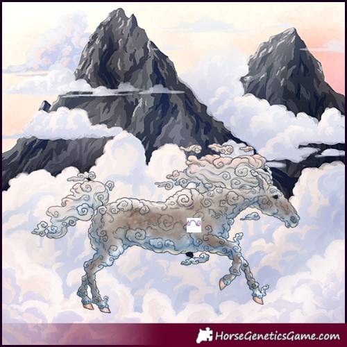 Horse Color:Silver Black 