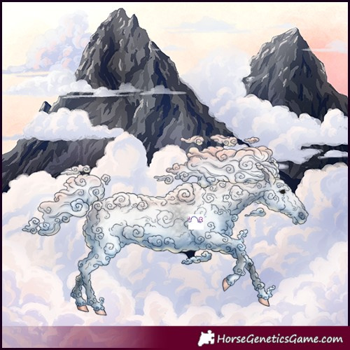 Horse Color:Gray Black 