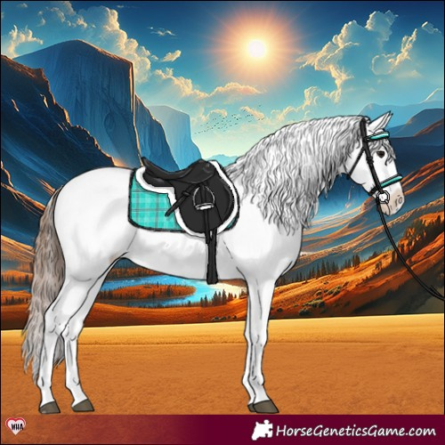 Horse Color:Bay Appaloosa Rabicano 