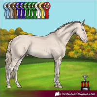 Horse Color:Smoky Creme 