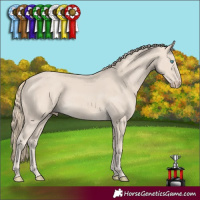 Horse Color:Smoky Creme 