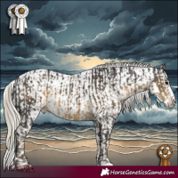 Horse Color:Silver Smoky Black Sabino Rabicano  and White Spotted Liver Red Dun Sabino Rabicano 