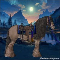 Horse Color:Liver Red Dun Rabicano