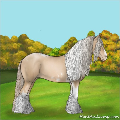 Horse Color:Chocolate Palomino Pearl Tobiano Frame  and Chocolate Palomino Pearl Splash Tobiano Frame 