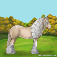 Horse Color:Chocolate Palomino Pearl Tobiano Frame  and Chocolate Palomino Pearl Splash Tobiano Frame 