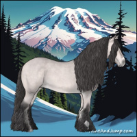 Horse Color:Platinum Buckskin Roan 