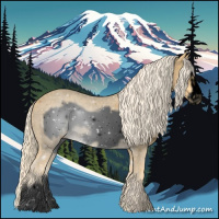 Horse Color:Void Palomino Roan Frame 