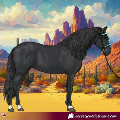 Horse Color:Black 