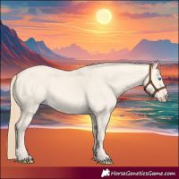Horse Color:Perlino Dun 