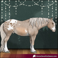 Horse Color:Chocolate Palomino Varnish 