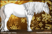 Horse Color:Palomino Frame Appaloosa 