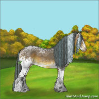 Horse Color:Painted White Spotted Brown Ice 