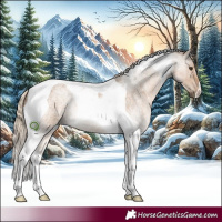 Horse Color:Chocolate Palomino Roan Tobiano