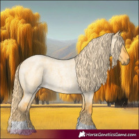 Horse Color:Palomino Roan Dun Tobiano 