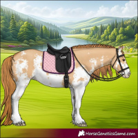 Horse Color:Red Dun Sabino 