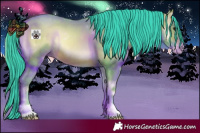 Horse Color:Watercolor Sable Champagne Onyx 