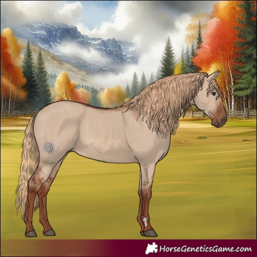 Horse Color:Red Dun 