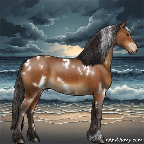 Horse Color:White Spotted Buckskin 