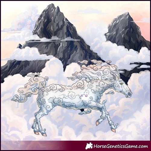 Horse Color:Gold Champagne Snowcap