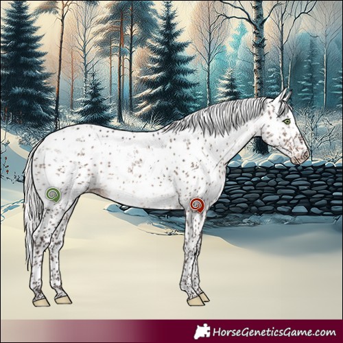Horse Color:Silver Brown Dun Mushroom Sabino Brindle 