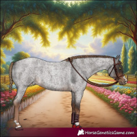 Horse Color:Liver Red Roan 