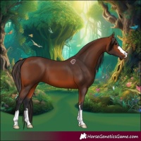 Horse Color:Bay 