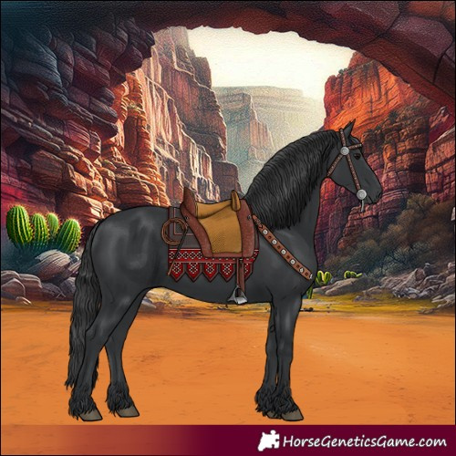 Horse Color:Black 