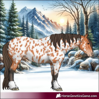 Horse Color:Bay Appaloosa 