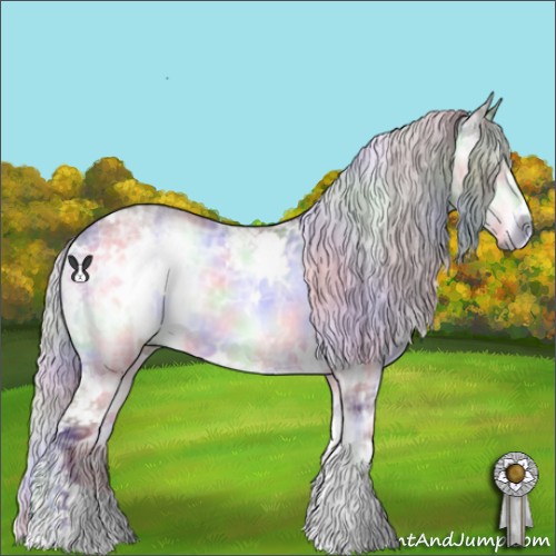 Horse Color:Nacre White Spotted Chocolate Silver Brown Chinchilla Ice Onyx 