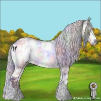 Horse Color:Nacre White Spotted Chocolate Silver Brown Chinchilla Ice Onyx 