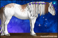 Horse Color:White Spotted Brown Snowdrop Pearl Rabicano 