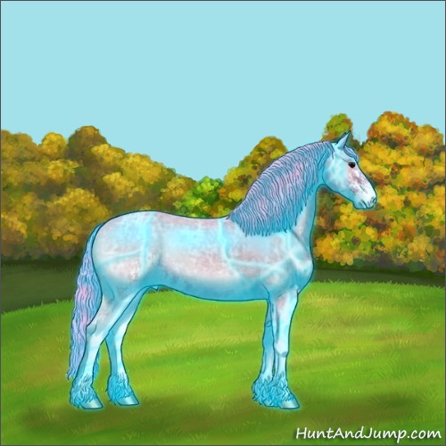 Horse Color:Thunderstruck Watercolor Chocolate Bay Ice Onyx Sabino 