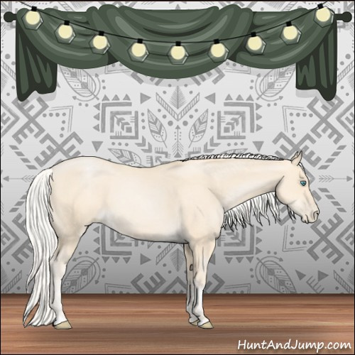 Horse Color:Silver Smoky Black Pearl 