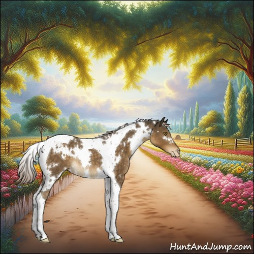 Horse Color:White Spotted Chocolate Palomino Tobiano Appaloosa Rabicano 