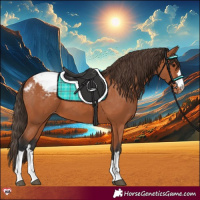 Horse Color:Bay Appaloosa 