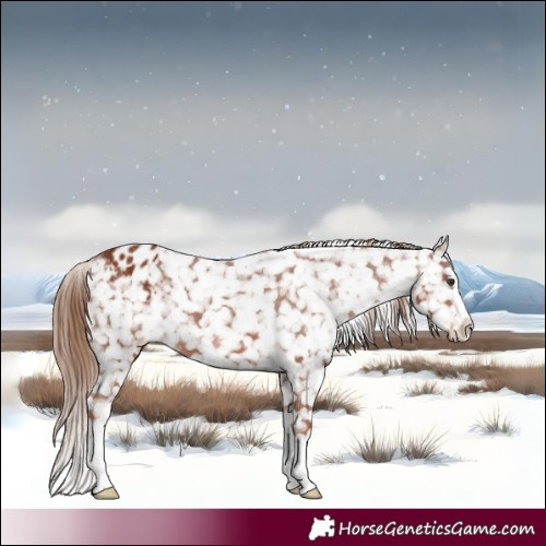 Horse Color:Chestnut Appaloosa 
