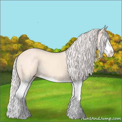 Horse Color:Cremello Splash  and Cremello Splash 