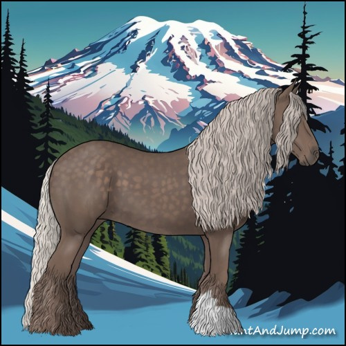 Horse Color:Silver Black