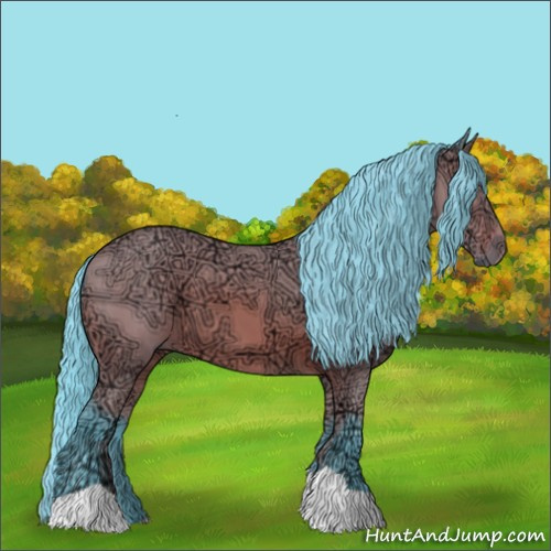 Horse Color:Watercolor Bay Ice 