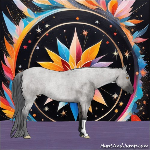 Horse Color:Grullo Roan 