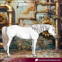 Horse Color:White Spotted Bay Splash Appaloosa 