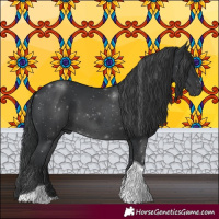 Horse Color:Black Tobiano 