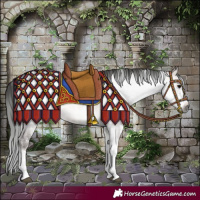 Horse Color:Gray White Spotted Bay Onyx 