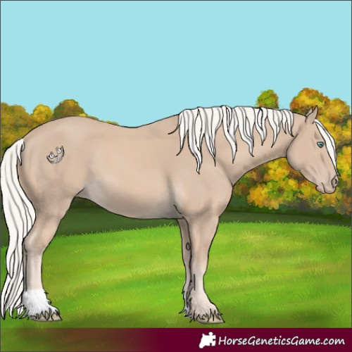 Horse Color:Silver Smoky Creme 